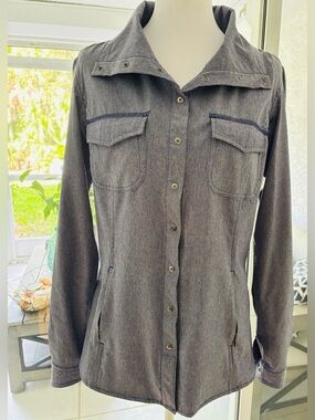 Duluth Trading Co Survivor Sun Protect UPF 50 Sun Protection Shirt Jacket, S